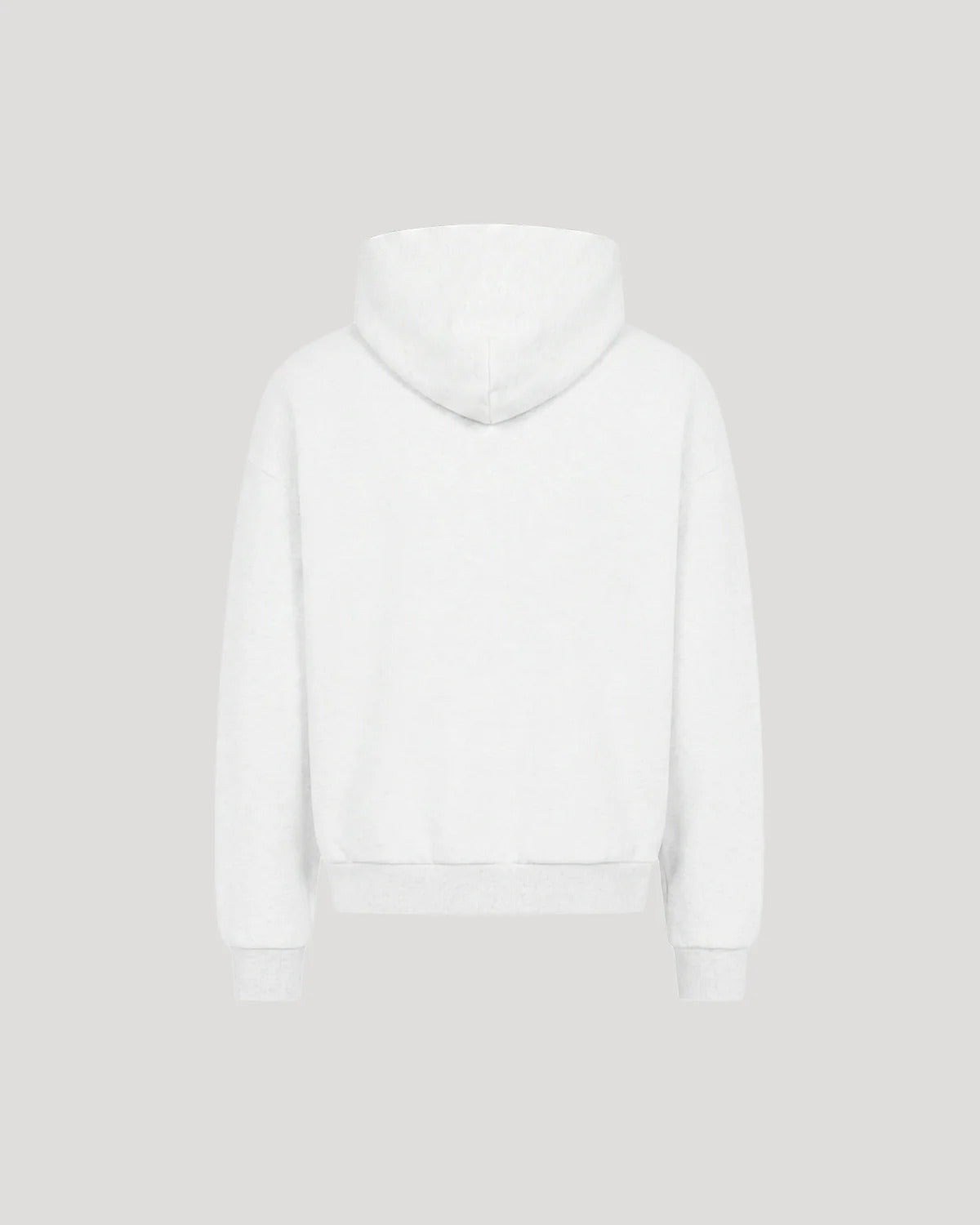 Sweat à capuche gris, dos