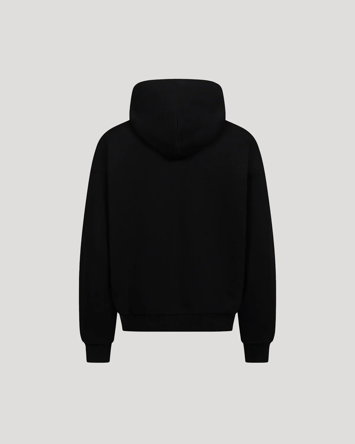 Sweat à capuche noir, dos